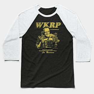 YELLOW WKRP HOME OF THE FIVE TIME Baseball T-Shirt